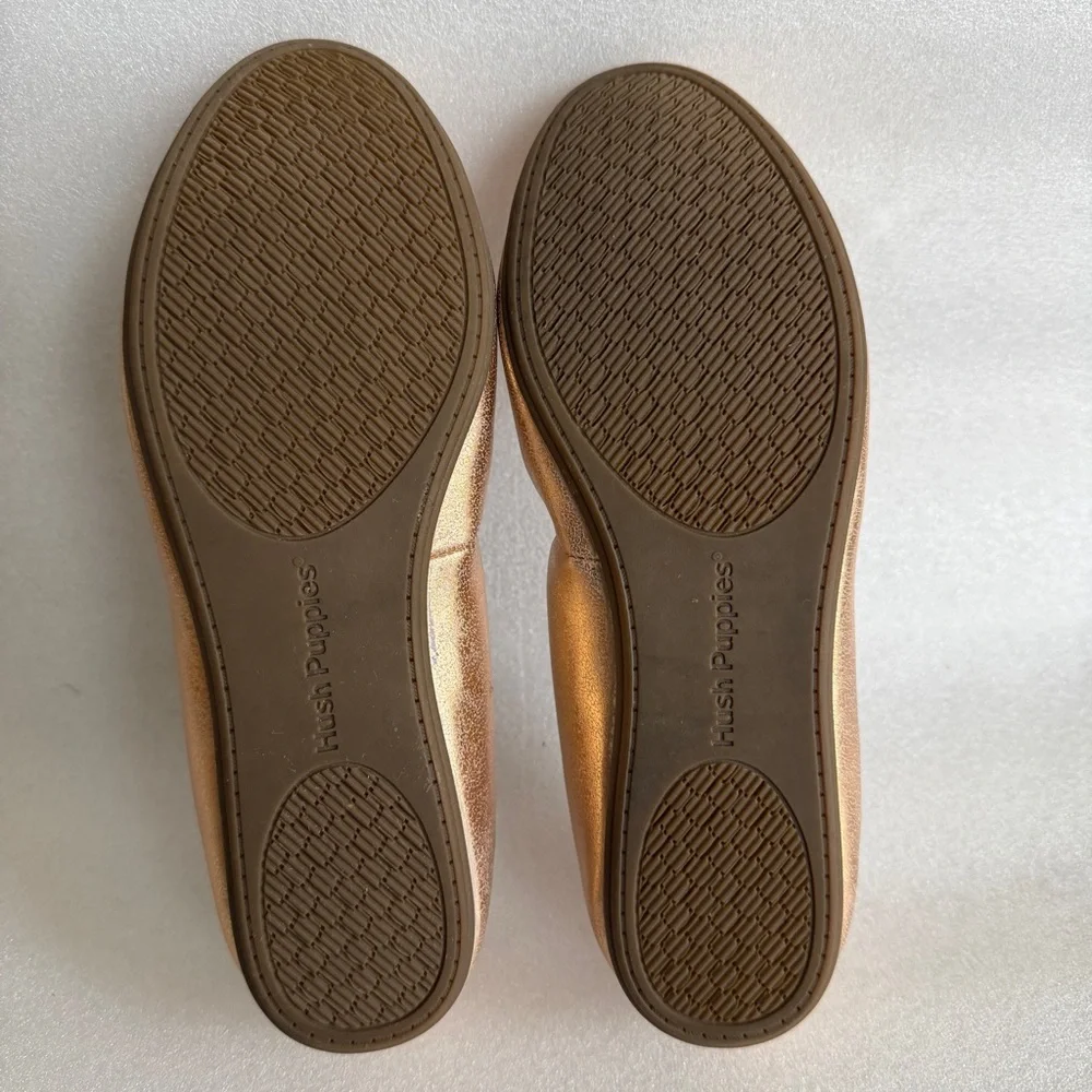 Hush Puppies Josie Flat Rosie Gold